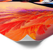 Chihuahua Angel Square Poster (Ecke)