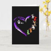 Chihuahua Anzug Happy Halloween Shirt Funny Dog Karte (Gelbe Blume)