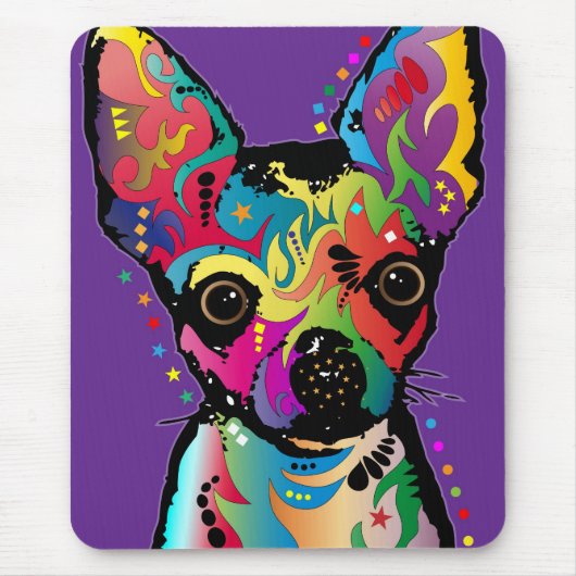Chihuahua Art Mousepad (Vorne)