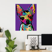 Chihuahua Art Poster (Heimbüro)