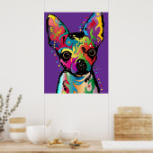 Chihuahua Art Poster (Küche)