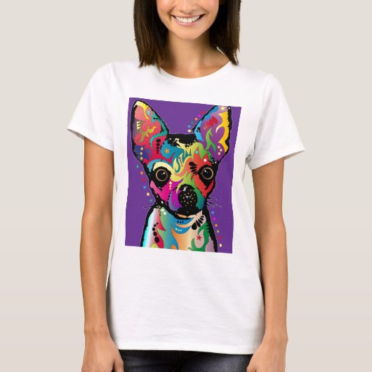Chihuahua Art T-Shirt (Vorderseite)