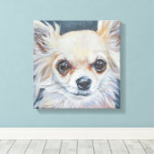 Chihuahua Artwork Leinwanddruck (Insitu (Holzboden))