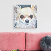 Chihuahua Artwork Leinwanddruck (Insitu (Wohnzimmer))