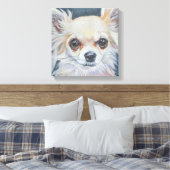 Chihuahua Artwork Leinwanddruck (Insitu (Schlafzimmer))