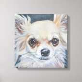 Chihuahua Artwork Leinwanddruck (Vorderseite)