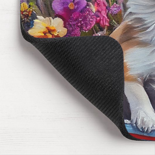 Chihuahua auf dem Paddle: Ein Landschaftliches Abe Mousepad (Ecke)