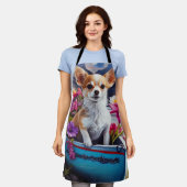 Chihuahua auf dem Paddle: Ein Landschaftliches Abe Schürze (Getragen)
