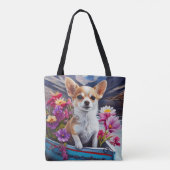 Chihuahua auf dem Paddle: Ein Landschaftliches Abe Tasche (Rückseite)