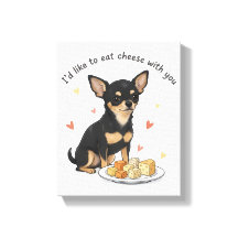 Chihuahua auf Leinwand