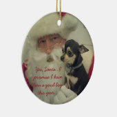 Chihuahua auf Sankt Schoss Keramikornament (Rechts)