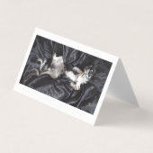 Chihuahua auf schwarzer Seide (Vorderseite)