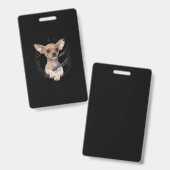 Chihuahua Ausweis (Vorder- & Rückseite)