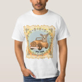 Chihuahua-Auto T-Shirt (Vorderseite)