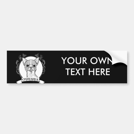 CHIHUAHUA AUTOAUFKLEBER (Vorne)