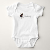 Chihuahua Baby Strampler (Vorderseite)