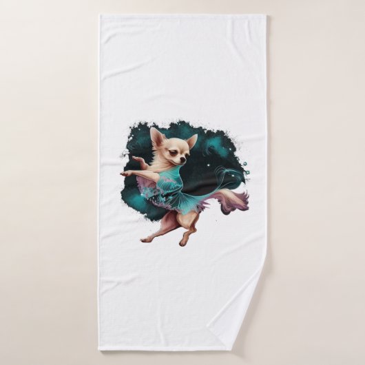 Chihuahua Ballerina Ballerina Tanz Badehandtuch (Badehandtuch)