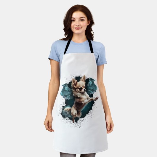 Chihuahua Ballerina Ballerina Tanz Schürze (Getragen)