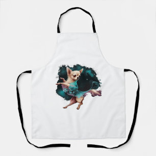 Chihuahua Ballerina Ballerina Tanz Schürze