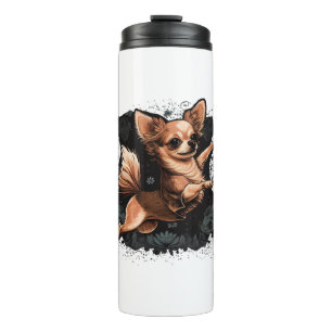 Chihuahua Ballerina Ballerina Tanz Thermosbecher