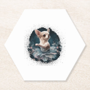 Chihuahua Ballerina Ballerina Tanz Untersetzer