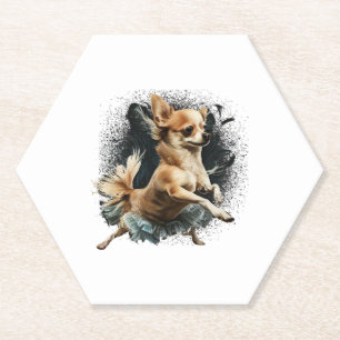 Chihuahua Ballerina Ballerina Tanz Untersetzer