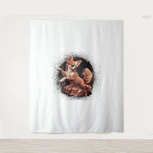 Chihuahua Ballerina Ballerina Tanz Wandteppich