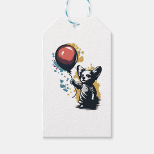 Chihuahua Balloon Niedlich Dog Chiwawa Funny Geschenkanhänger