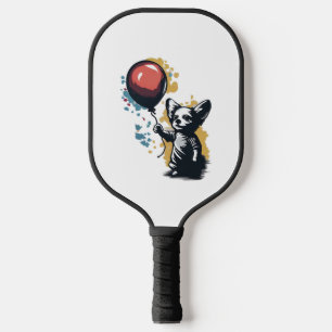 Chihuahua Balloon Niedlich Dog Chiwawa Funny Pickleball Schläger