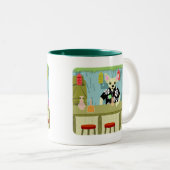 Chihuahua BambusTiki Bar Zweifarbige Tasse (VorderseiteRechts)