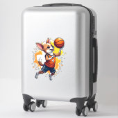 Chihuahua Basketball Player Sport Dunk Copy Aufkleber (Koffer)