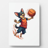Chihuahua  Basketball  Player  Sport  Dunk  Fotoplatte (Vorderseite)