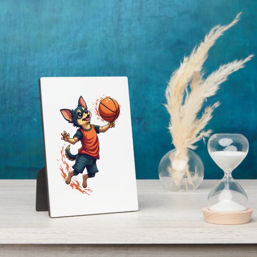 Chihuahua  Basketball  Player  Sport  Dunk  Fotoplatte (Seite)