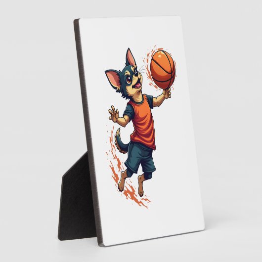 Chihuahua  Basketball  Player  Sport  Dunk  Fotoplatte (Seite)