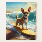 Chihuahua Beach Surfmalerei Planer (Rückseite)