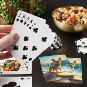 Chihuahua Beach Surfmalerei Spielkarten (In Situ)