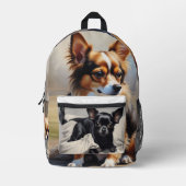 Chihuahua Bedruckter Rucksack (Vorderseite)