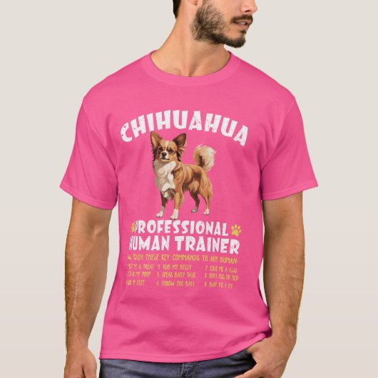 Chihuahua Beruflicher Trainer D T-Shirt (Vorderseite)