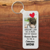 Chihuahua... Beste Mama Benutzerdefinierter doppel Schlüsselanhänger (Vorderseite)