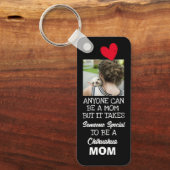 Chihuahua... Beste Mama Benutzerdefinierter doppel Schlüsselanhänger (Vorderseite)