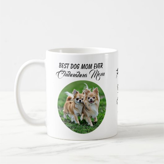 Chihuahua Beste Mama für Hunde je Tasse (Links)