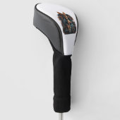 Chihuahua Bike Bicycle Dog Cycling Golf Headcover (angewinkelt)