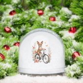 Chihuahua  Bike  Bicycle  Dog  Cycling  Schneekugeln (Weihnachten)