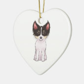 Chihuahua (Bild) Keramikornament (Links)