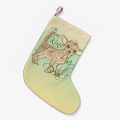 Chihuahua bin ich ein bisschen ein kleiner weihnachtsstrumpf (Vorderansicht (hängend))