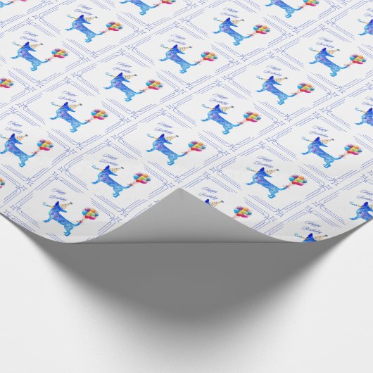 Chihuahua Birthday Geschenkpapier (Ecke)