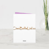 Chihuahua Birthday Grußkarte Karte (Rückseite)