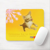 Chihuahua bitten um Weltfrieden Mousepad (Mit Mouse)