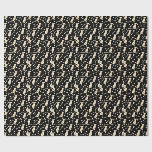 Chihuahua Bling Geschenkpapier (Flach)