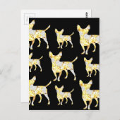 CHIHUAHUA BLING! POSTKARTE (Vorne/Hinten)